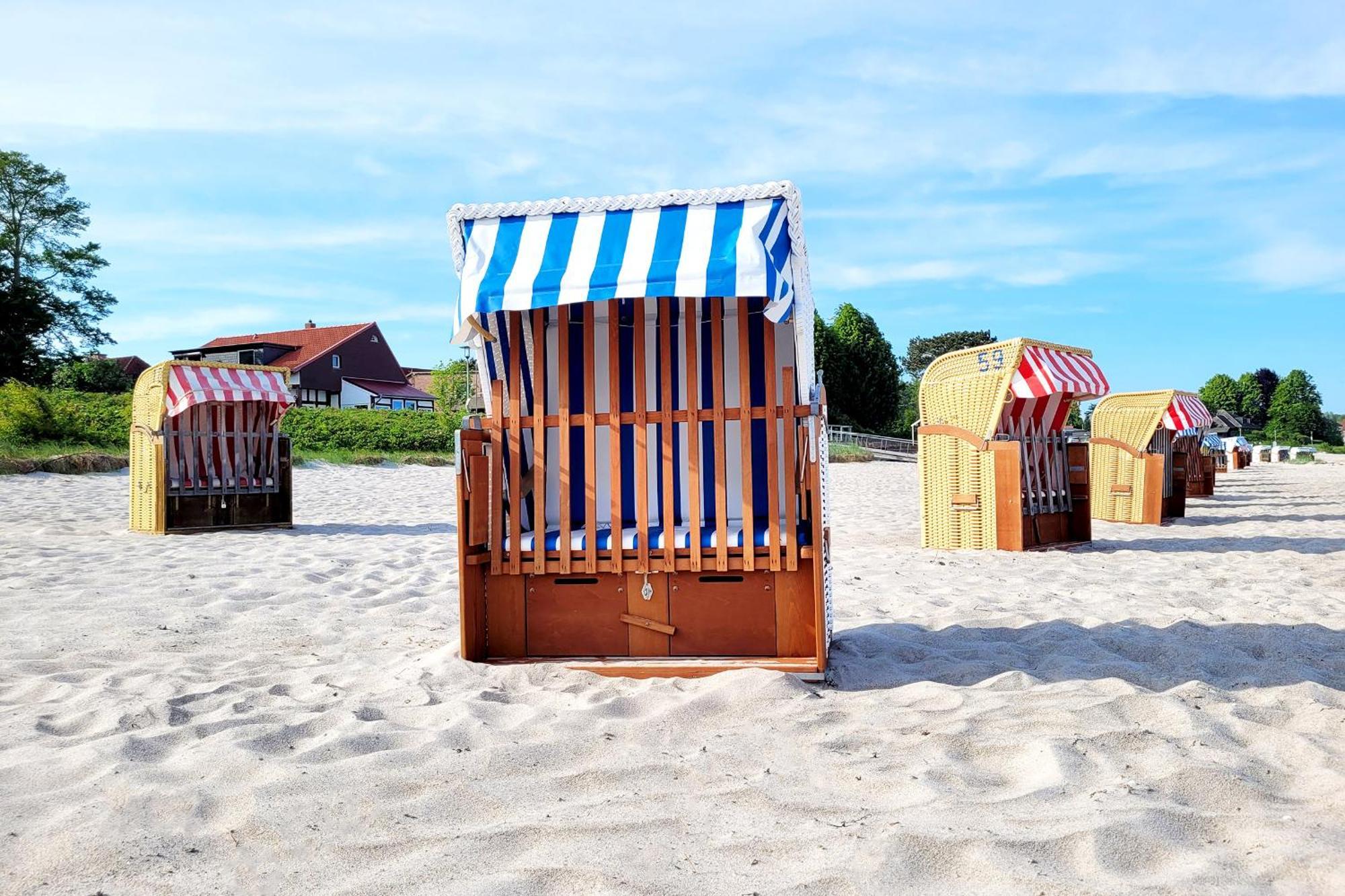 Hochwertige Ferienwohnung In Ruhiger Lage Mit Eigener Terrasse Und Parkplatz, Nur 7 Gehminuten Zum Strand Entfernt - Hoher Schlafkomfort Dank Boxspringbett Шарбойц Екстер'єр фото